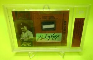Wade Boggs 2004 Playoff Prime Cuts MLB Icons PATCH AUTO #42 Prime 21/50 Yankees