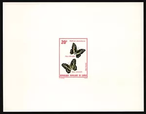 Kongo-Brazzaville 1980 - Mi-Nr. 753 ** - MNH - Epreuve de Luxe - Schmetterlinge - Bild 1 von 1