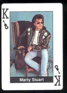 Tarjeta Jack Marty Stuart 1992 Hoyle America Loves Country Music - Imagen 1 de 2