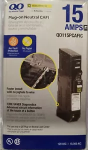 Interruttore Quadrato D 15 Amp Monopolare Plug-On Neutro Trip-Indicatore CAFCI - Foto 1 di 2