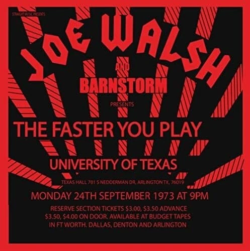 JOE WALSH AND BARNSTORM-TURNNG TO STONE UNIVERSITY OF TEXAX 1973 CD New - Imagem 1 de 1