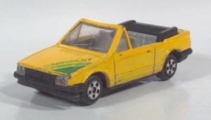 Ford Escort Cabriolet Genérico De Colección 2,75" Modelo Diecast Amarillo - Imagen 1 de 9