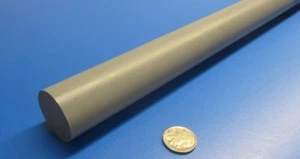 CPVC Rundstab, grau, 1,25"" Durchmesser x 12"" Länge - Bild 1 von 11