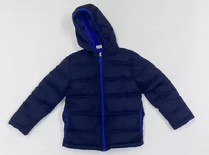 boys faded glory winter coat navy blue 6/7 - Picture 1 of 3
