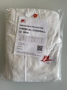Tuta tipo tyvek cat. III type 5b - 6b Tg. XXL - Foto 1 di 3