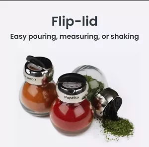 Olde Thompson Since 1944 Orbit Rotating Rack, 16 Refillable Spice Jars W/O SPICE - Picture 1 of 4