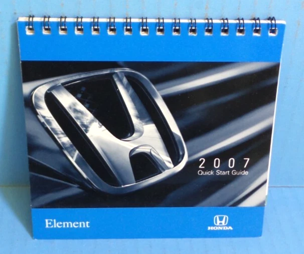 07 2007 Honda Element owners manual quick start guide - Изображение 1 из 1