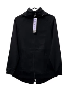 Kirkland Signature sz:XS Womens Ladies Hooded Lightweight Jacket Rain Coat Black - Picture 1 of 13