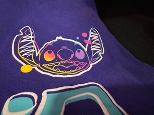 Lilo and Stitch Purple Sweatpants Adult Medium Disneyland Park SizeXL NWT - Picture 1 of 6