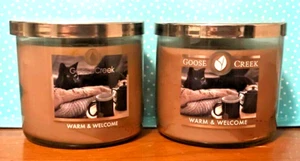 VELA GRANDE CÁLIDA Y BIENVENIDA 14,5 OZ 3 MECHAS GOOSE CREEK 50 HORAS SOJA 2 GATO NEGRO - Imagen 1 de 4