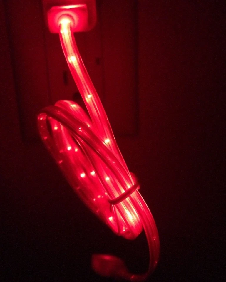 LED Light-up Micro USB Charger Data Sync Cable for Samsung Galaxy S8+ S9 Note 9 - Image 1 of 4