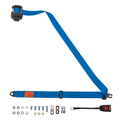 Cinturón de seguridad delantero automático para Triumph TR4 convertible 1961-1975 azul Foto 1 de 4