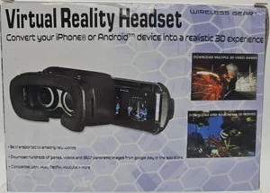Virtual Reality Headset by Wireless Gear Realistic 3D Experience Model G0391 - Picture 1 of 7