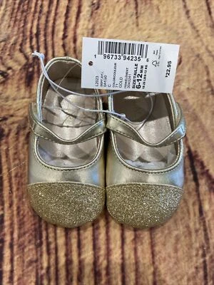 Новый с Ярлыками The Childrens Place блестящий туфли младенца размер 6 - 12 месяцев - Изображение 1 из 4