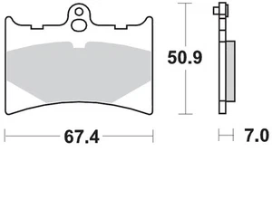 BRAKING FRONT BRAKE PADS APRILIA RS 125 1998-2005 BRAKE PADS FRONT - Picture 1 of 1