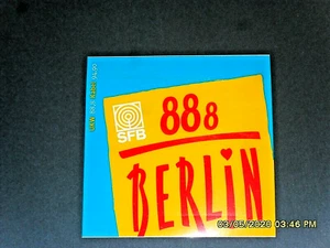 Aufkleber / Sticker + SFB Berlin + 88,8 + UKW Radiosender - Picture 1 of 1