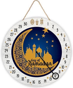 Ramadan Door Hanging Decorations,30 Days Advent Calendar Countdown for Ramadan H - Picture 1 of 12