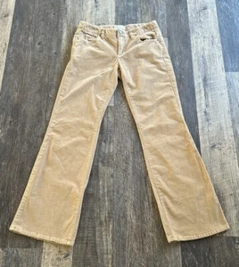 Banana Republic Ryan Fit Pants Women’s 8M Tan Khaki Corduroy Flared - Picture 1 of 9