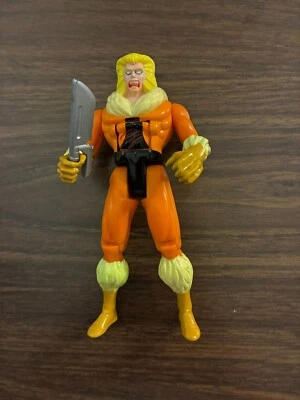 Figura de acción 1992 The Uncanny X-Men Sabretooth Toy Biz con cuchillo de colección Foto 1 de 4