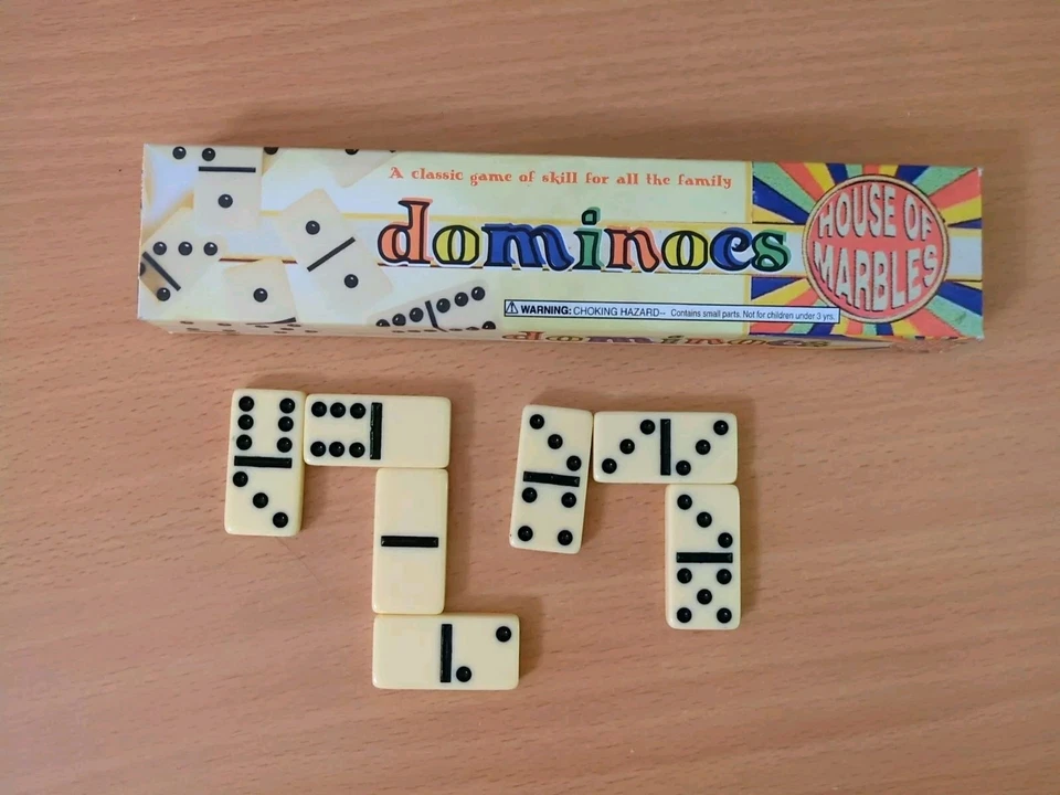 Set of cream & black dominoes, unused - Image 1 of 1