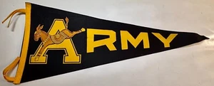 ARMY KNIGHTS NCAA Antik Vintage U.S. Militär Filz Wimpel 50er Jahre - Bild 1 von 7