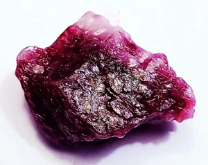 Piedra preciosa suelta certificada de 74,40+ quilates áspera berilo rojo natural (bixbite) ~ regalo gratis - Imagen 1 de 7