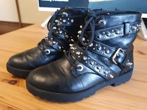 Zara Girls Boots Size 33 UK 1 - Picture 1 of 5