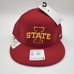 Cappello da uomo Iowa State Cyclones Nike Dri-Fit Aero True Fitted On Field Baseball 7 - Foto 1 di 11