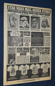Camisetas Star Wars Masks 1978 póster disco etc anuncio original 78 - Imagen 1 de 1