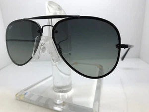 AUTHENTISCHE RAY BAN SONNENBRILLE RB 3584N BLAZE 153/11 SCHWARZ/GRAUE GLÄSER MIT FARBVERLAUF 61 MM - Bild 1 von 3