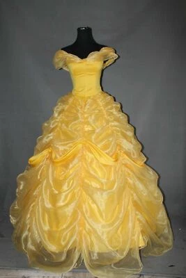 Hecho a Medida Belleza Princesa Bella Disfraz Cosplay Alta Calidad Vestido de Halloween Foto 1 de 4