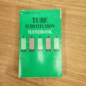 1971 HOWARD Tube Substitution Handbook Valve Vacccum Tube Book - Bild 1 von 4