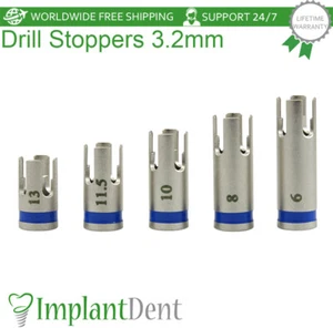 Dental Bohrer Stopfen 3,2 mm - Blau Edelstahl Zahnmedizin Werkzeug - Bild 1 von 11
