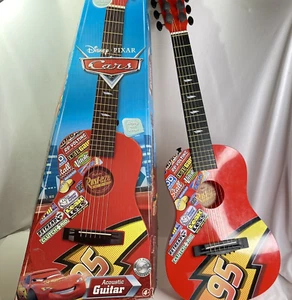Disney Pixar CARS 6 String Youth Acoustic Guitar with Original Box - Picture 1 of 15