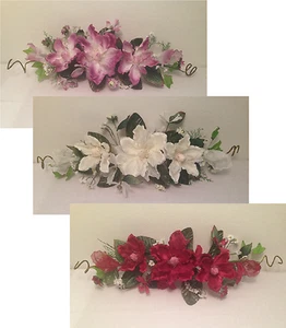 24" SILK CRINKLE MAGNOLIA SWAG ARTIFICIAL FLOWER HOME WEDDING CENTERPIECE DECOR - Picture 1 of 9
