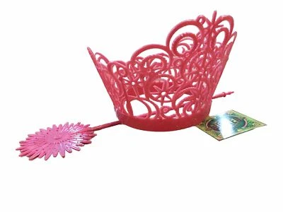 Juego de corona y varita burbuja rosa de Wicked Glinda Ariana Grande película 2024 -NUEVO CON ETIQUETAS Foto 1 de 4