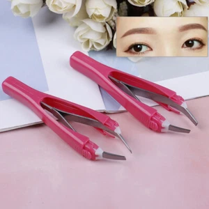 Matically retractable non-slip cosmetic eyebrow tweezers hair removal-fo - Picture 1 of 8