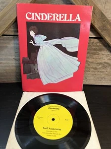 CINDERELLA BY CHARLES PERRAULT - 1979 RELEASE - ORIGINAL 7" RECORD 33-1/3 RPM - Picture 1 of 13