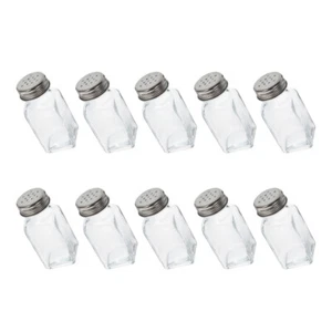 10Pcs Glass Candy Container Spice Storage Bottle Spice Tins Condiment Jars - Picture 1 of 12