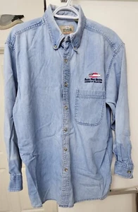 RedHead Bass Pro Shops American Tradition Embroidered Mens M Denim Shirt - Picture 1 of 6