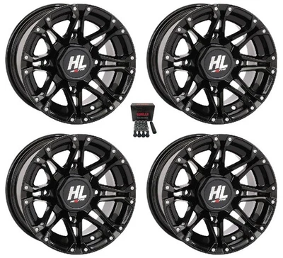High Lifter HL3 14" Wheels Black Can-Am Defender (4) - Image 1 of 3