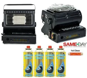 Tragbares Butan Gas Heizelement Sicher Grill Tragegriff Outdoor Camping - Bild 1 von 6