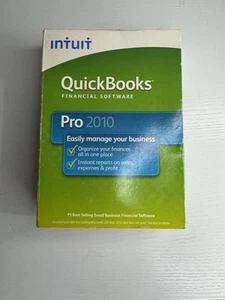 INTUIT QUICKBOOKS PRO 2010 / WINDOWS FULL RETAIL US VERSION - Not Subscription - Picture 1 of 3