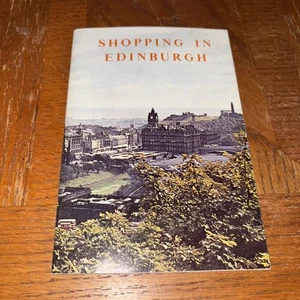 Shopping In Edinburgh 1965 Retail Trade Section Chamber Of Commerce VTG - Foto 1 di 5