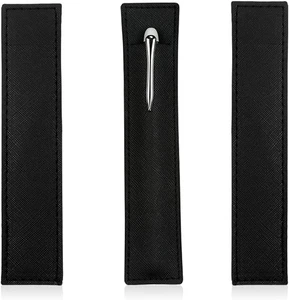 Estuche de cuero para bolígrafos paquete de 3 y portaplumas estilográficas indiv - Imagen 1 de 12