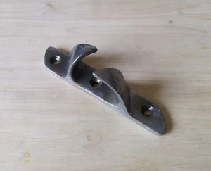 Lippklampe schräg Messing verchromt Lippe 14 cm Klampe Deckslippe Festmacher #2 - Bild 1 von 7