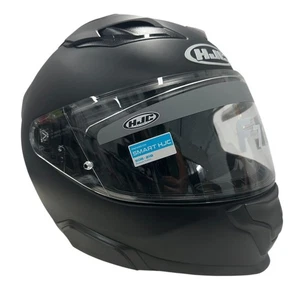 HJC F71 Full Face Street Motorcycle Helmet Semi Flat Black Titanium Medium - Picture 1 of 8