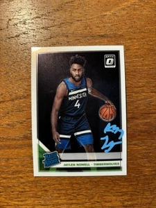 JAYLEN NOWELL DONRUSS OPTIC ROOKIE AUTO TWOLVES SIGNED RC AUTOGRAPHED PANINI USA - Picture 1 of 1