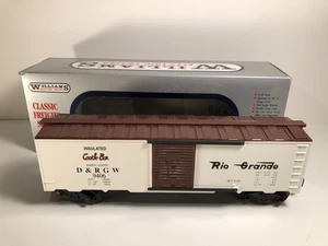 Williams O Scale CLASSIC FREIGHT CAR NO. 46 D&RG COOKIE BOX CAR WAL 3246 w/ box - Picture 1 of 8