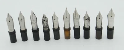 10 plumillas para pluma estilográfica Esterbrook para reparación, piezas, modificación de plumín, etc. Foto 1 de 2